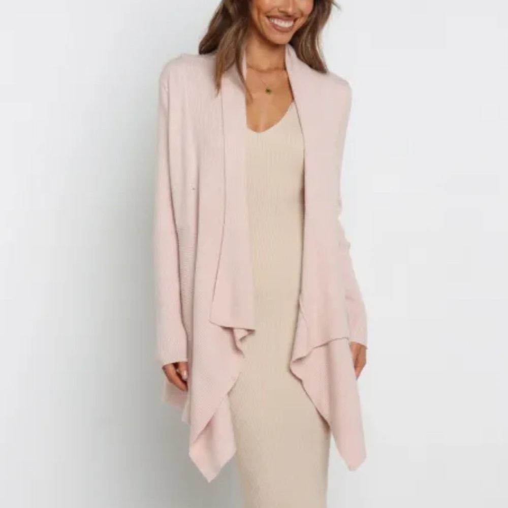 Petal & Pup Tinsley Cardigan Sweater- Blush